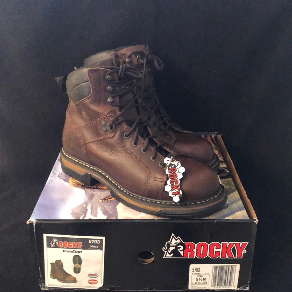 Rocky IronClad Steel Toe work boots